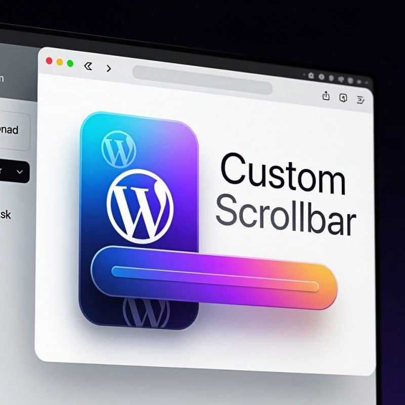 Scrollba Custom Scrollbar Styler for WordPress websites